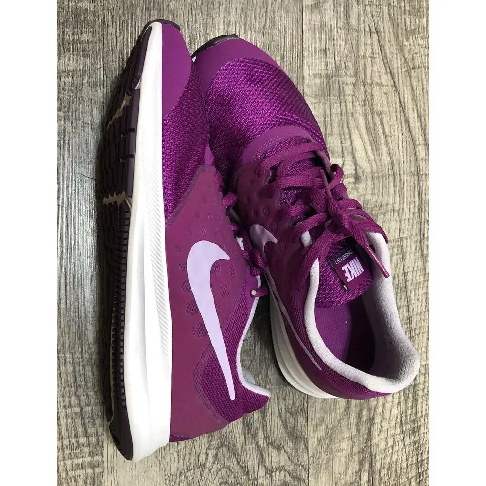 Nike Dowshifter 7 Running Shoes Purple/Dark Pink Women’s 8.5M Youth 7Y